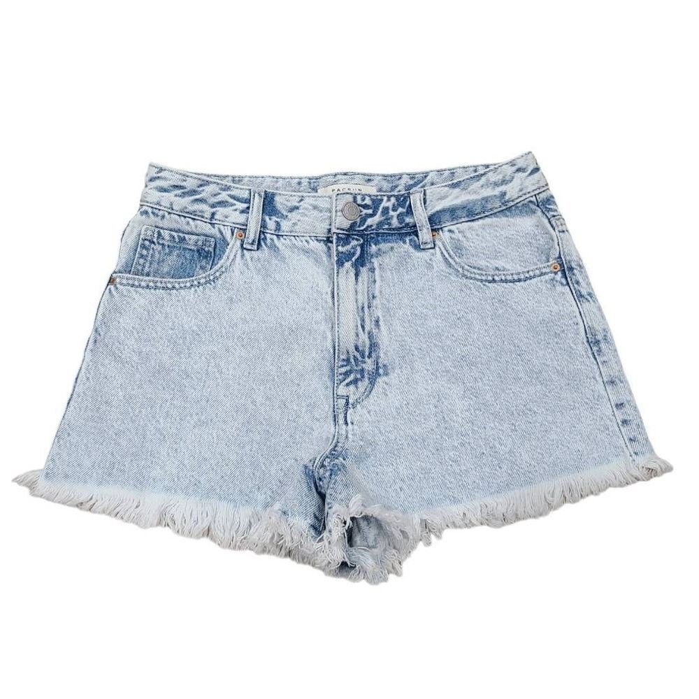 Pacsun Cut-Off Shorts Womens 27 Blue Denim High Rise Festival Western Outdoor
